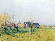 Alfred Sisley Bauernhof zum Hollenkaff painting